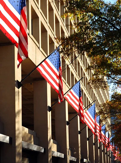 Pin Flags Building When and How to Mount a Flag on Your Building – Dover Flag