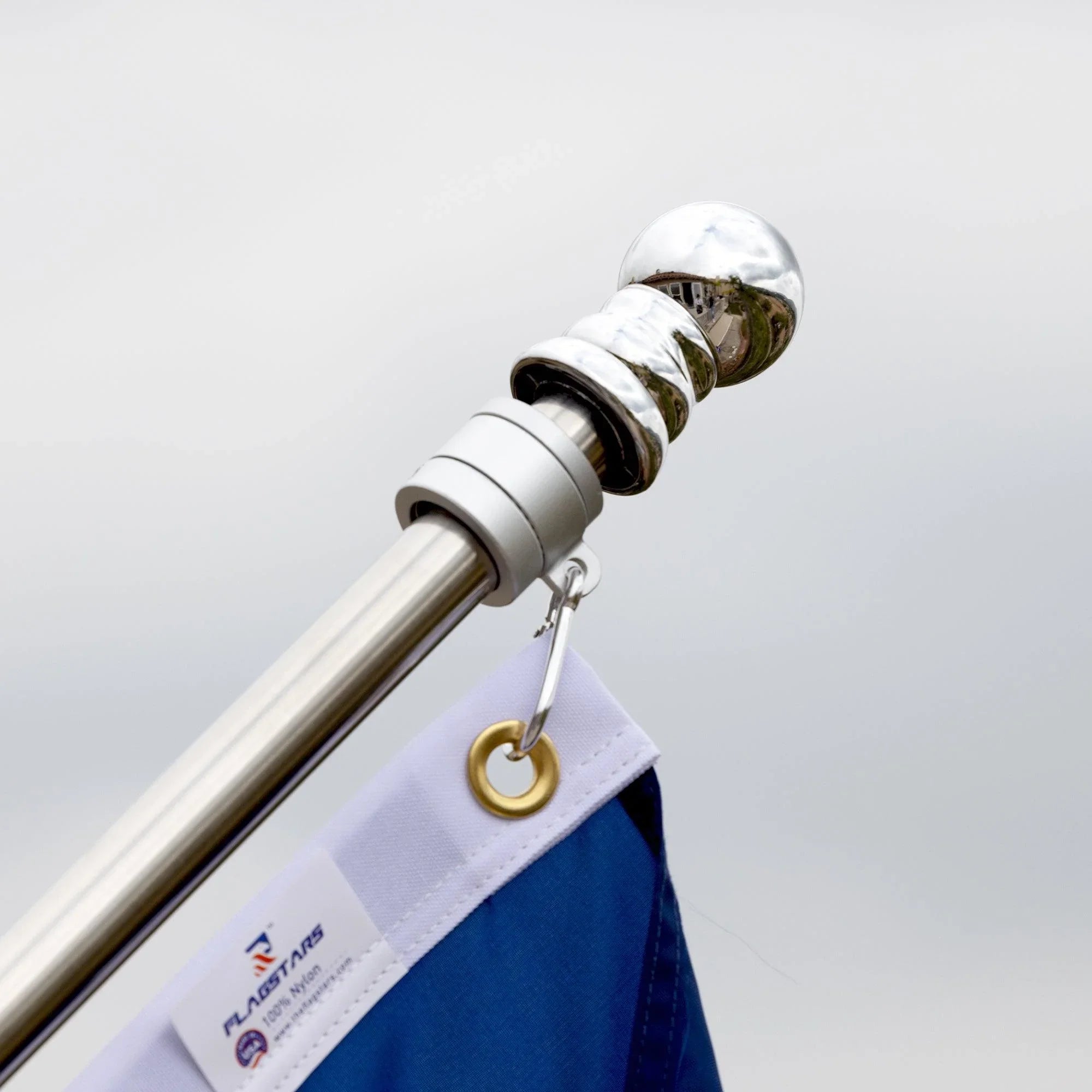 5-Section 6FT Stainless Steel Flagpole Kit