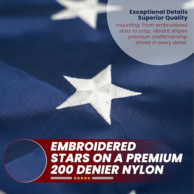 Premium American Flag for Outside