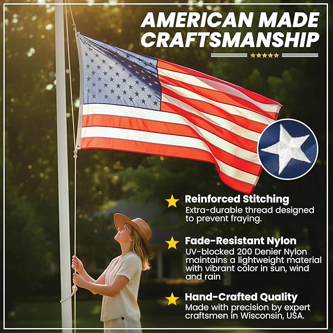 Premium American Flag for Outside