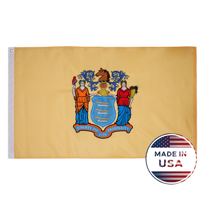 New Jersey State Flag - 100% Made in USA