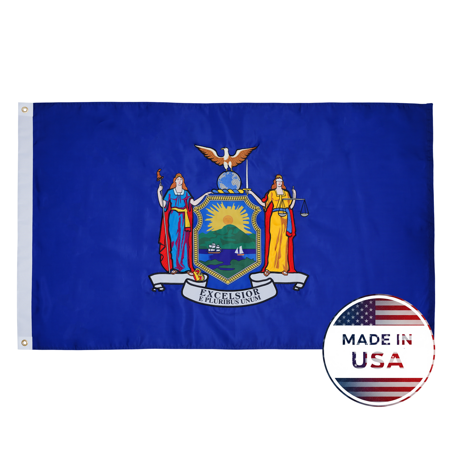 New York State Flag - 100% Made in USA