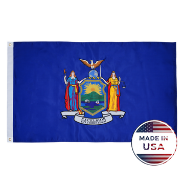 New York State Flag - 100% Made in USA