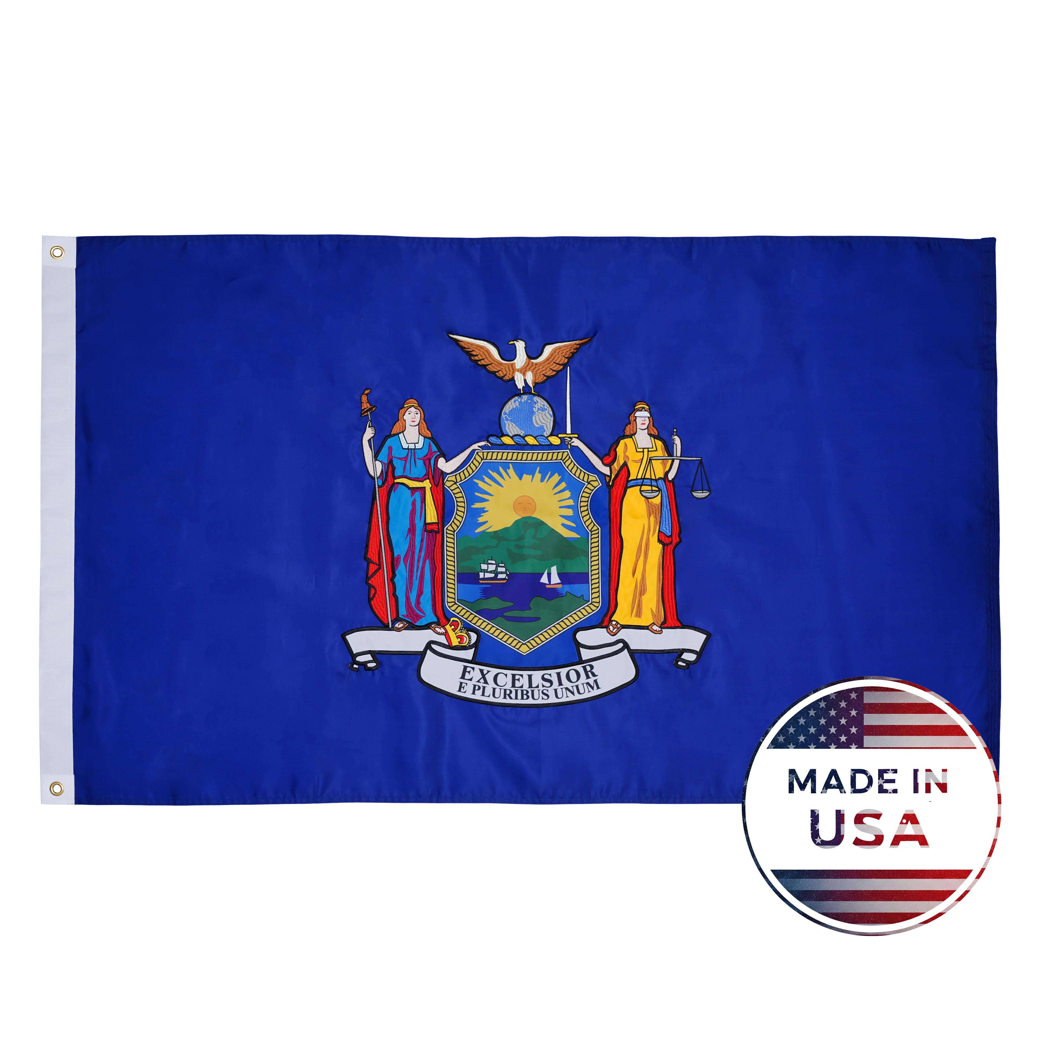 New York State Flag - 100% Made in USA