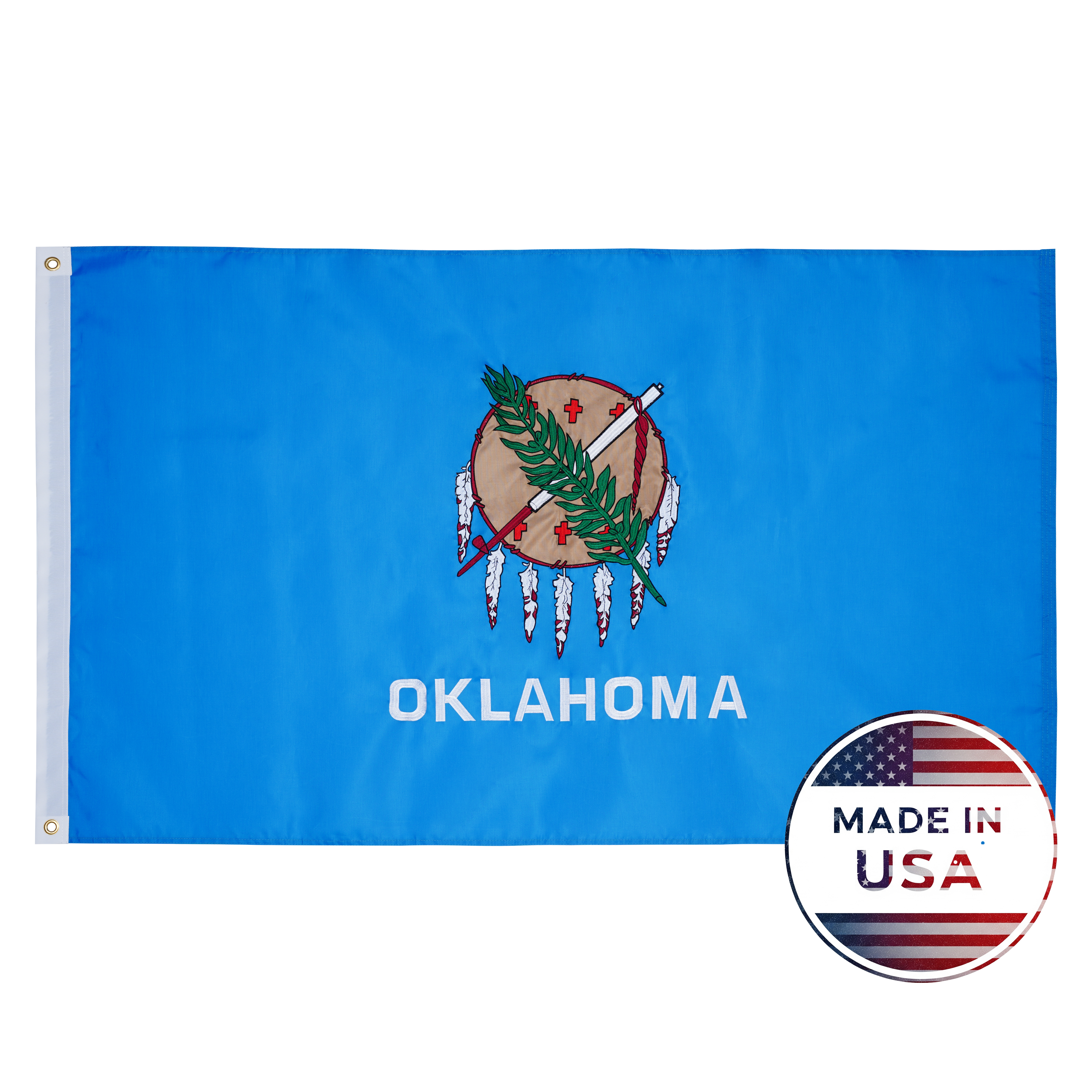 Oklahoma State Flag - 100% Made in USA