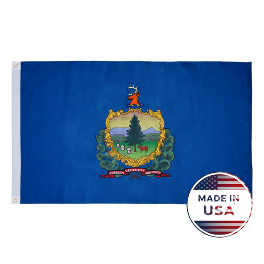 Vermont State Flag - 100% Made in USA