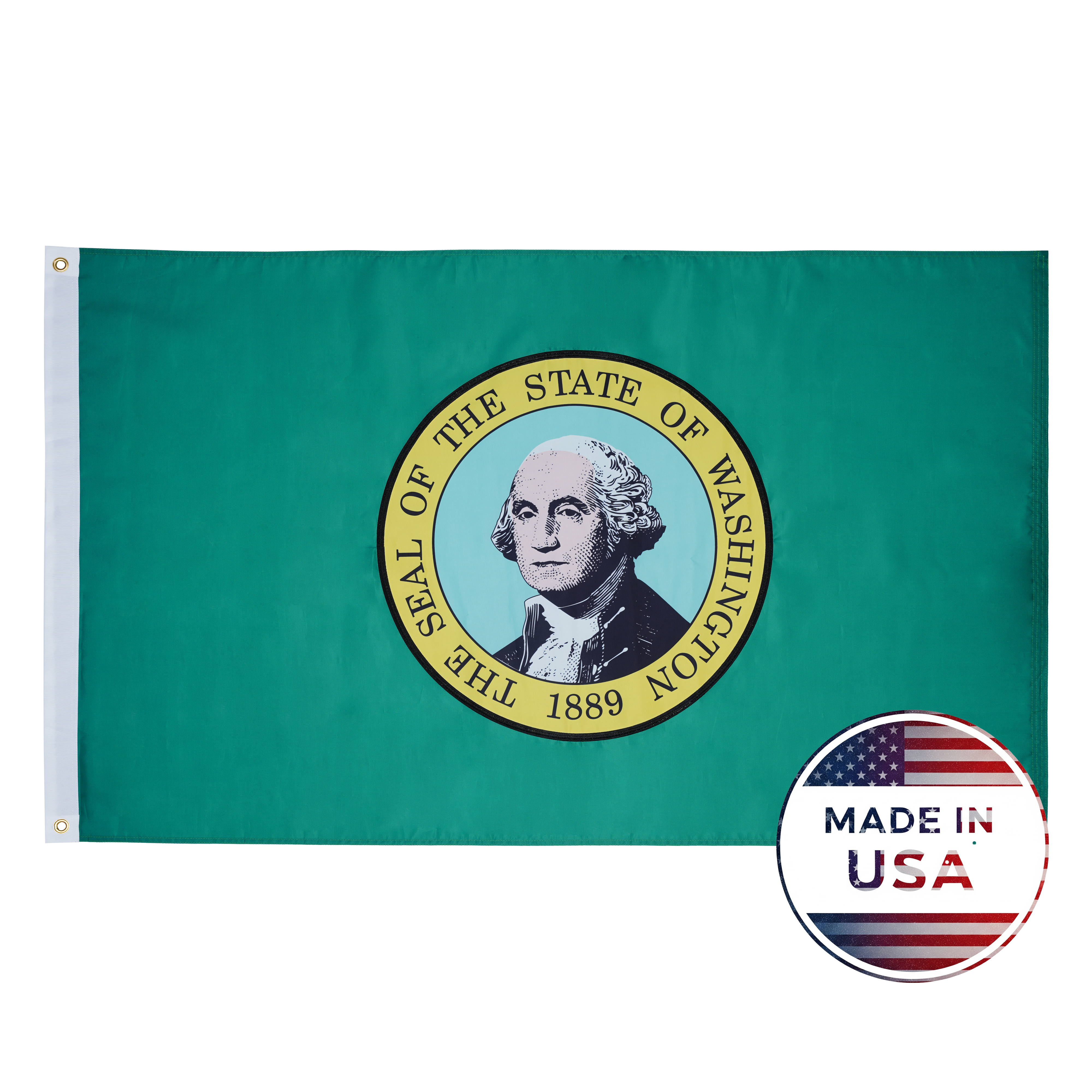 Washington State Flag - 100% Made in USA