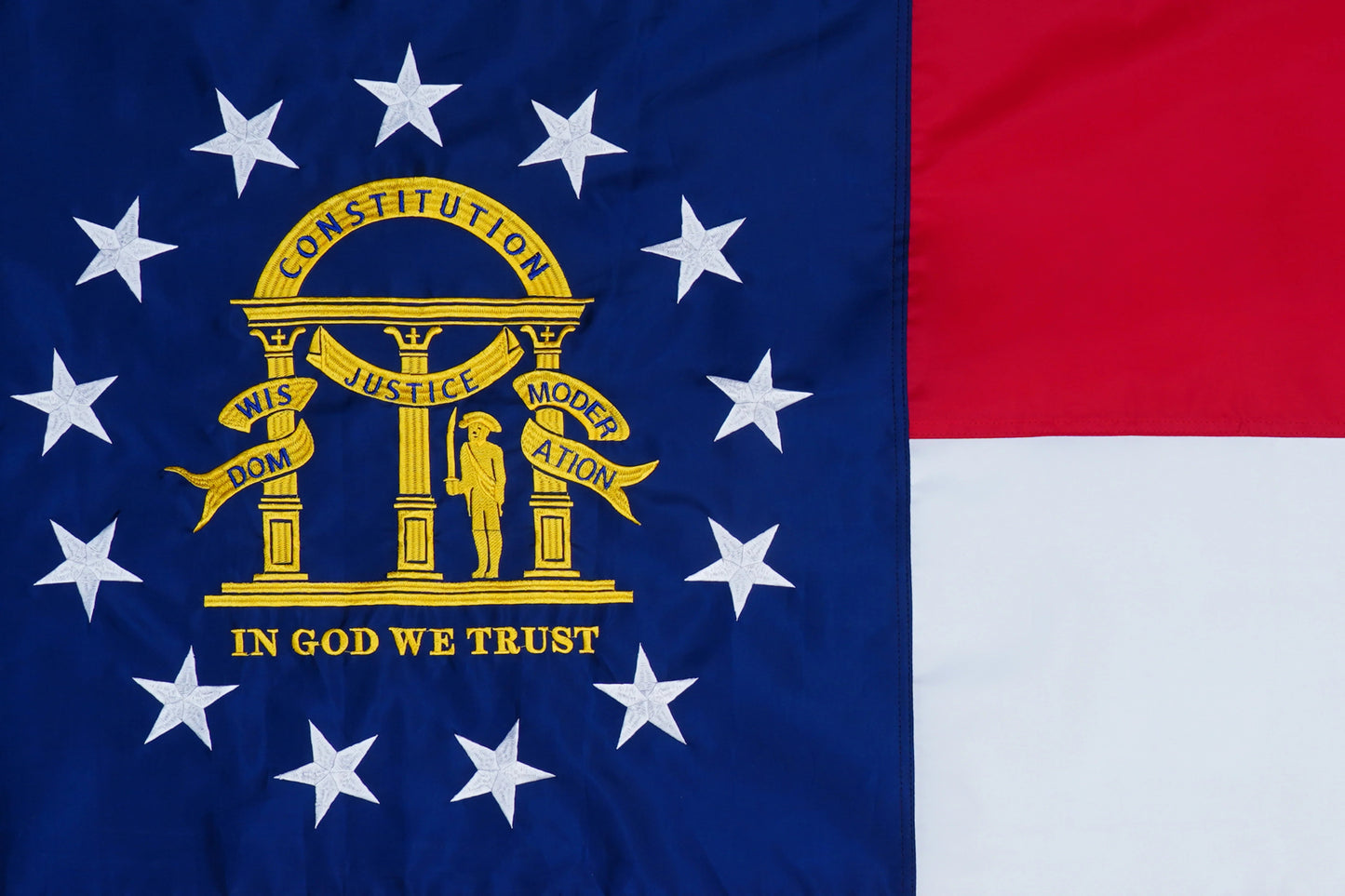 Georgia State Flag - 100% Made in USA