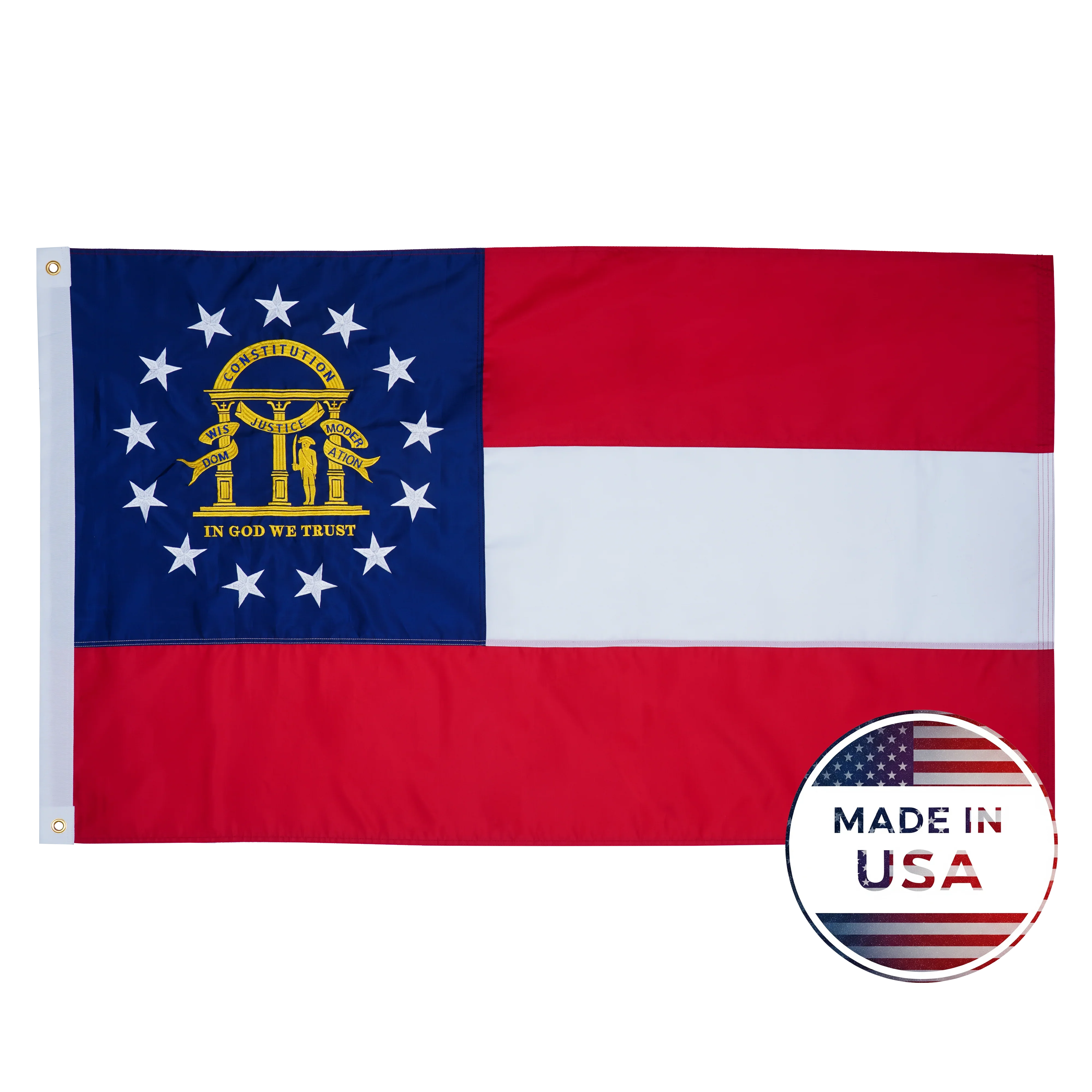 Georgia State Flag - 100% Made in USA
