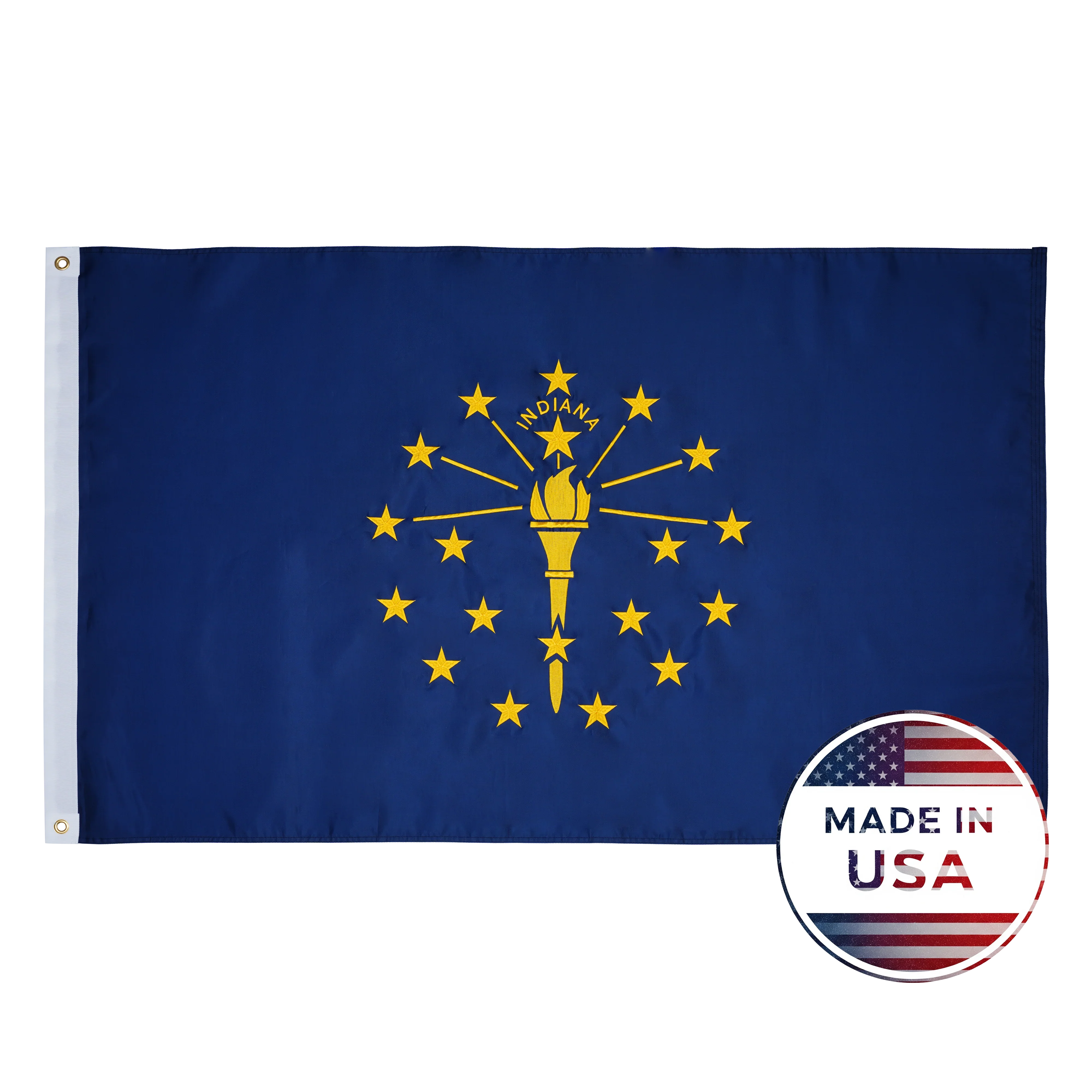 Indiana State Flag - 100% Made in USA