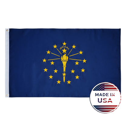 Indiana State Flag - 100% Made in USA