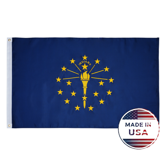 Indiana State Flag - 100% Made in USA