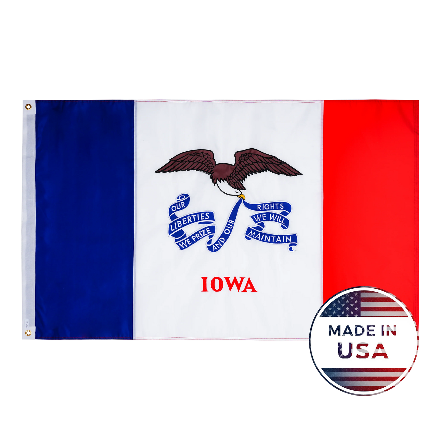 Iowa State Flag - 100% Made in USA