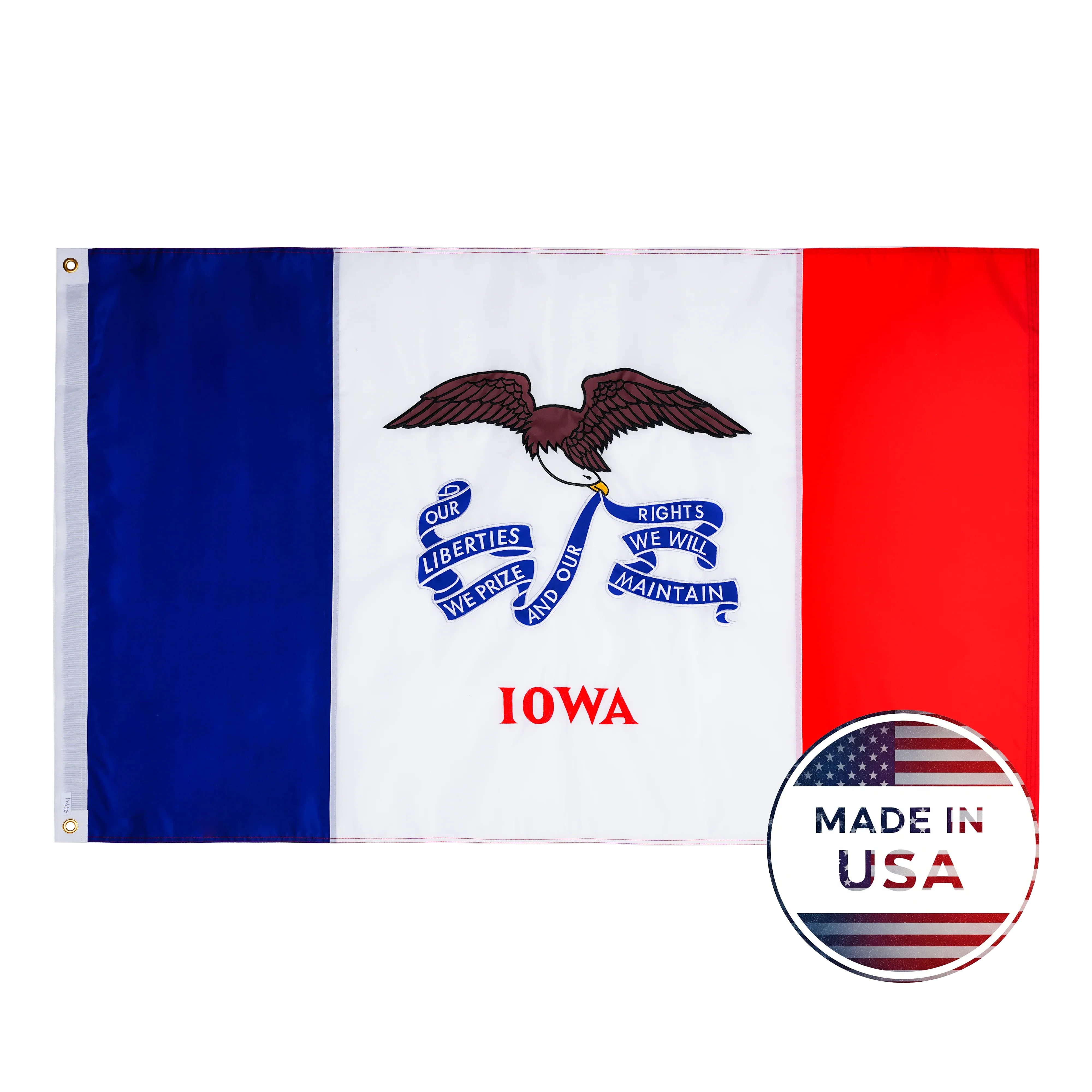 Iowa State Flag - 100% Made in USA