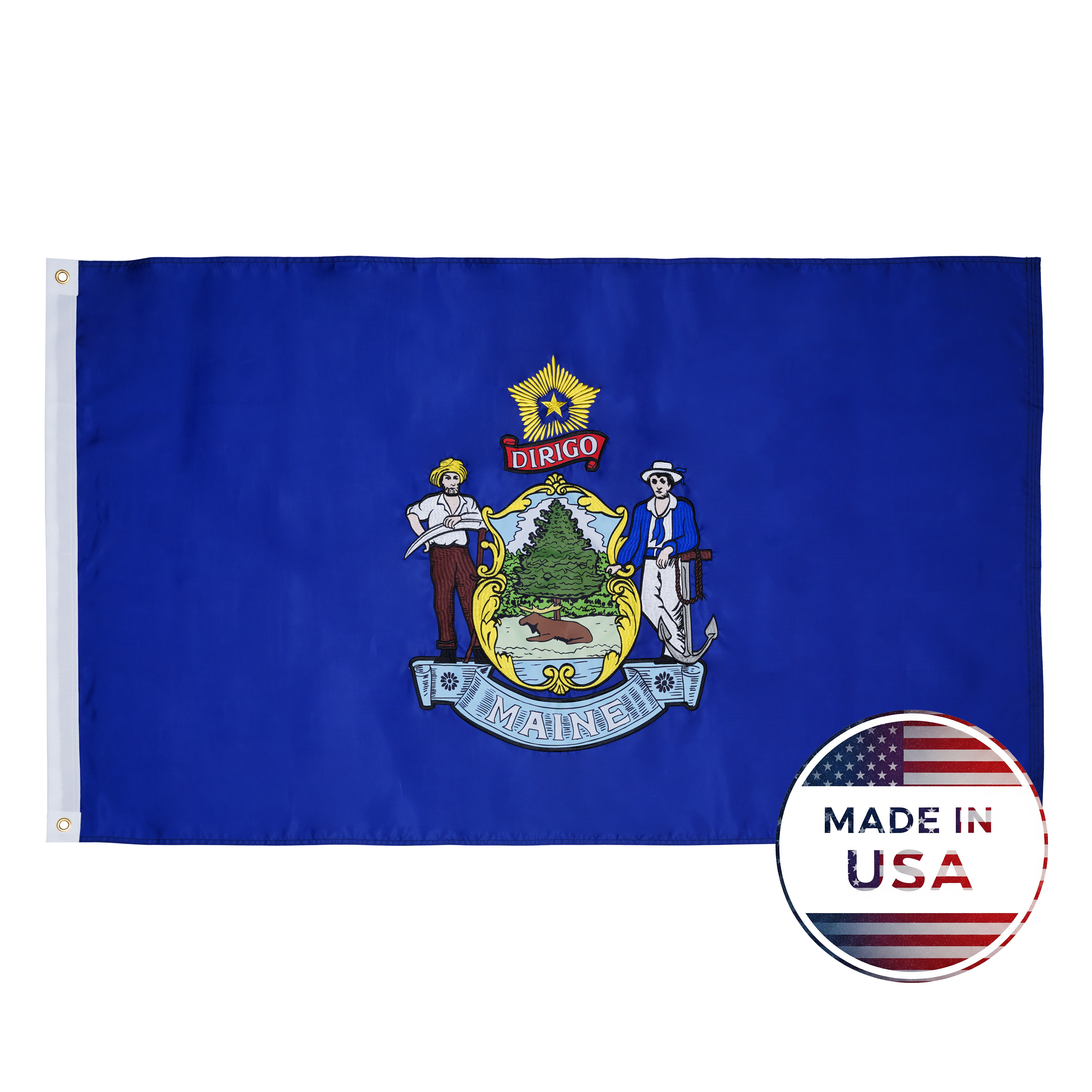 Maine State Flag - 100% Made in USA