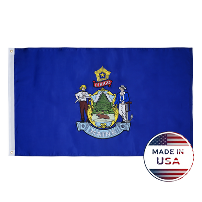 Maine State Flag - 100% Made in USA