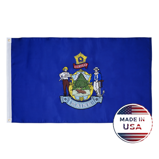 Maine State Flag - 100% Made in USA
