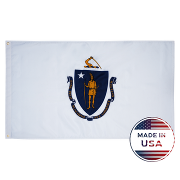 Massachusetts State Flag - 100% Made in USA