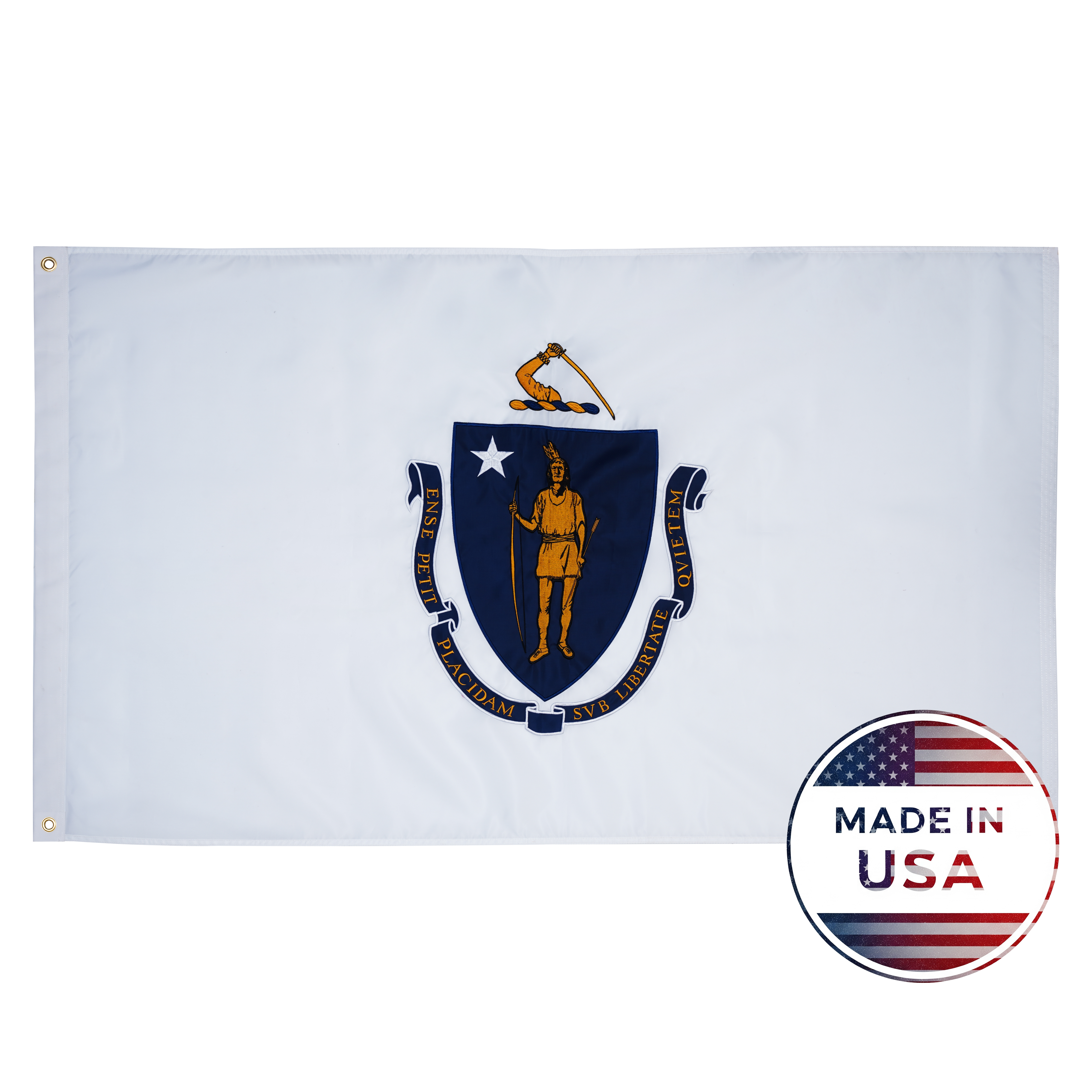 Massachusetts State Flag - 100% Made in USA