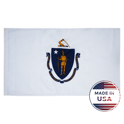 Massachusetts State Flag - 100% Made in USA