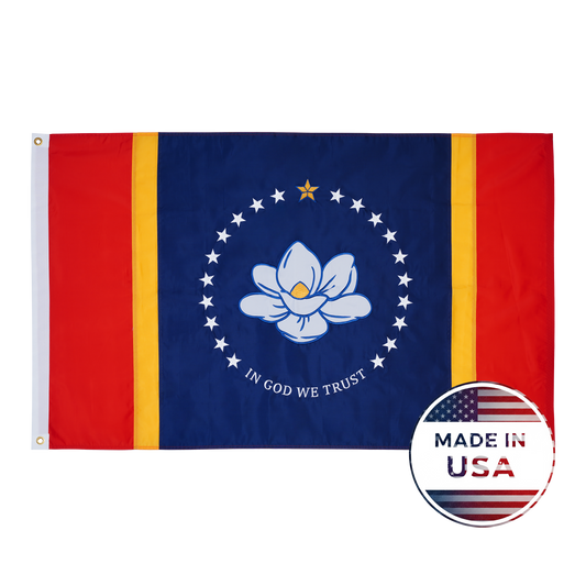 Mississippi State Flag - 100% Made in USA