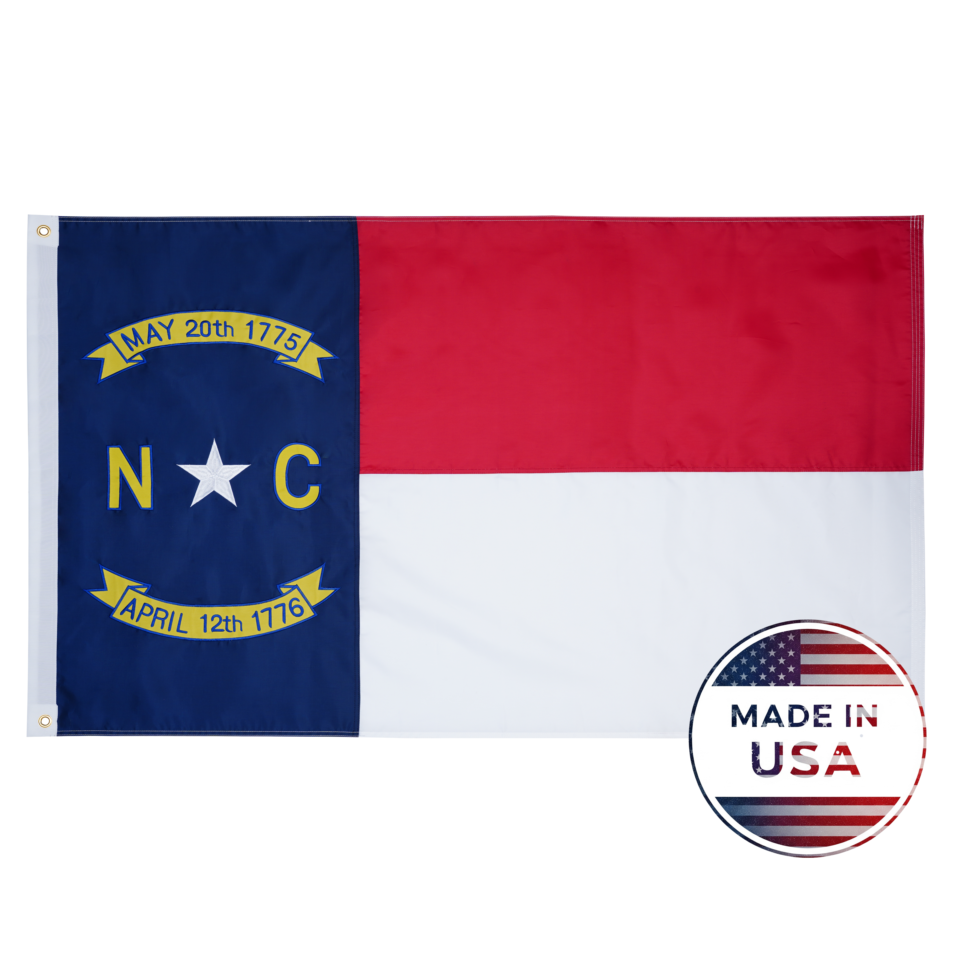 North Carolina State Flag - 100% Made in USA