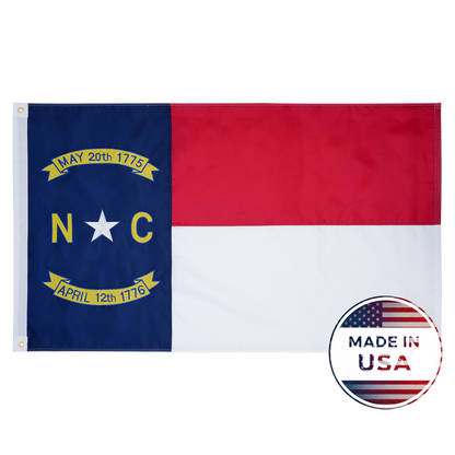 North Carolina State Flag - 100% Made in USA