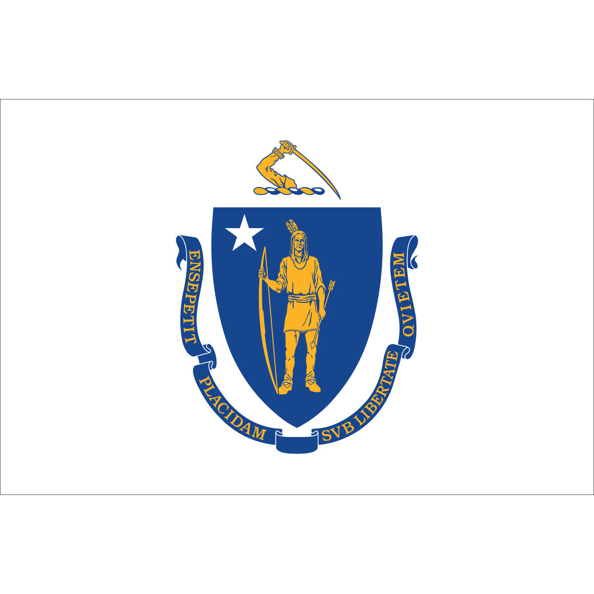 Massachusetts Flag