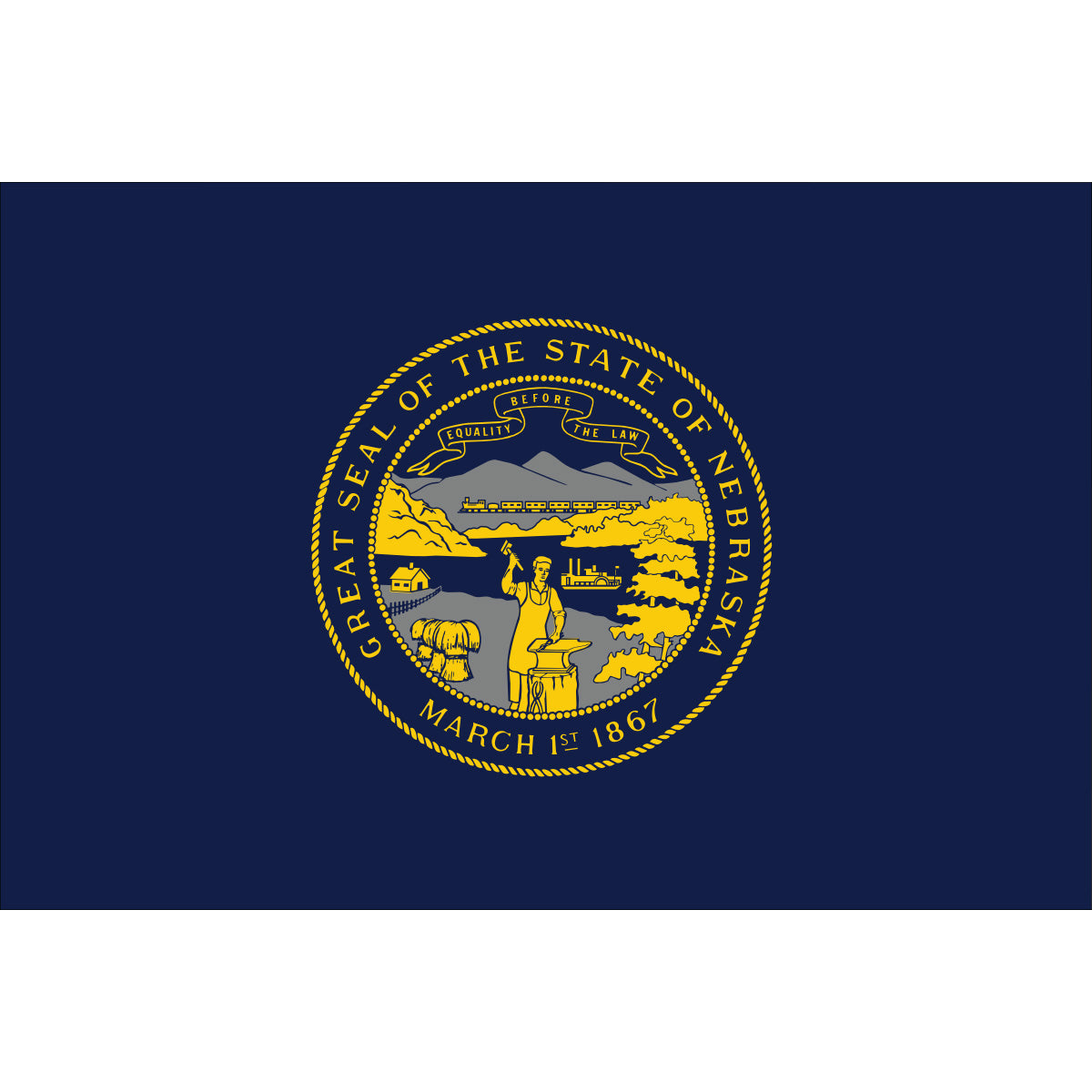 Nebraska Flag