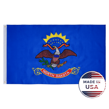 North Dakota State Flag - 100% Made in USA