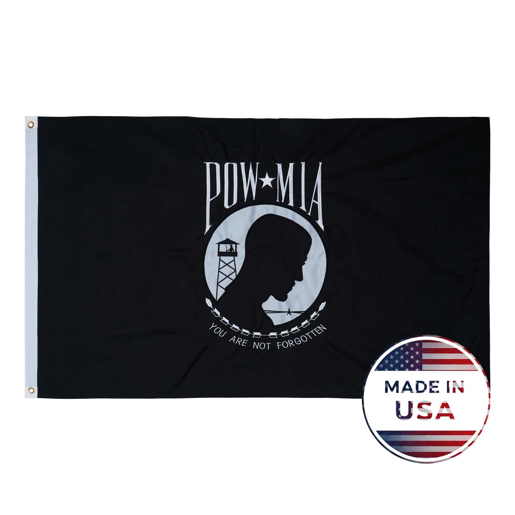 Pow Mia Flag - Double Sided, 100% Made in USA
