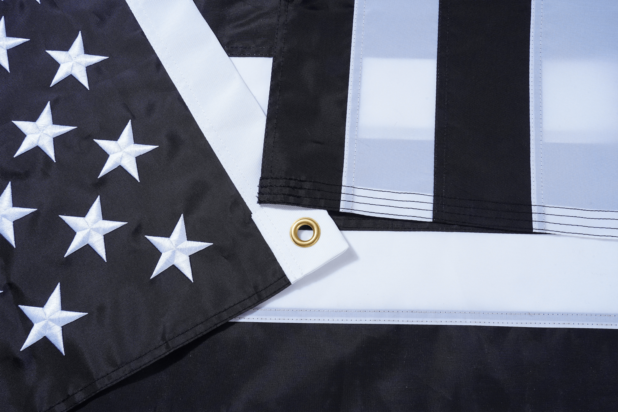 Thin Blue Line American Flag - 100% Made in USA