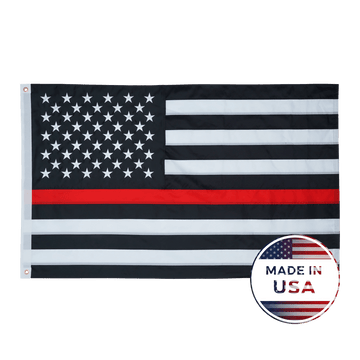 Thin Red Line American Flag - 100% Made in USA